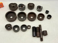 Load image into Gallery viewer, Greenlee Assorted Conduit Knockout Punch &amp; Die Set, 3/4”-2 1/2” *Lot of (18) pcs* (Used)