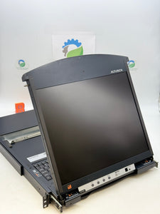 Aten KL1508AN 8-Port 19in Dual Rail CAT5 LCD KVM Switch (Used)