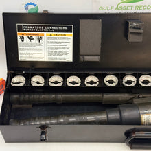 Load image into Gallery viewer, Burndy Y750-2 750 Revolver Hypress Crimping Tool w/ 14 Dies, Case (Used)