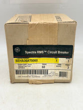 Load image into Gallery viewer, GE SEHA36AT0060 Spectra RMS Circuit Breaker, 60A, 3P (New)