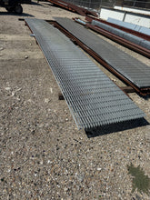 Load image into Gallery viewer, Grating 35-3/4” x 24’ x 1-1/4&quot; Galvanized Steel Bar Grating, Smooth (Used)