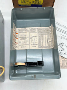 Square D 8536SBG2V02H20S Size 0 Starter w/ SS PB, Mtr Logic, 120V Coil, Encl (Open Box)