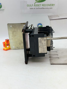 Siemens 3KL7122-3AA00 Disconnect Switch w/ Fuse Links, Bracket, Cover (Used)
