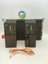 Load image into Gallery viewer, Siemens Simatic S7-400 PLC Rack w/ 6 Mod, (x2) CPU412-3H, PS407-10A, CP443-1 (Used)