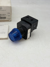 Load image into Gallery viewer, Allen-Bradley 100039 800H-QRH2B 30mm Pilot Light, Blue, 800H PB (Open Box)