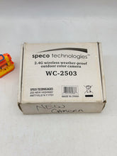 Load image into Gallery viewer, Speco WC-2503 2.4G Wireless WP Outdoor Color Camera (Open Box)