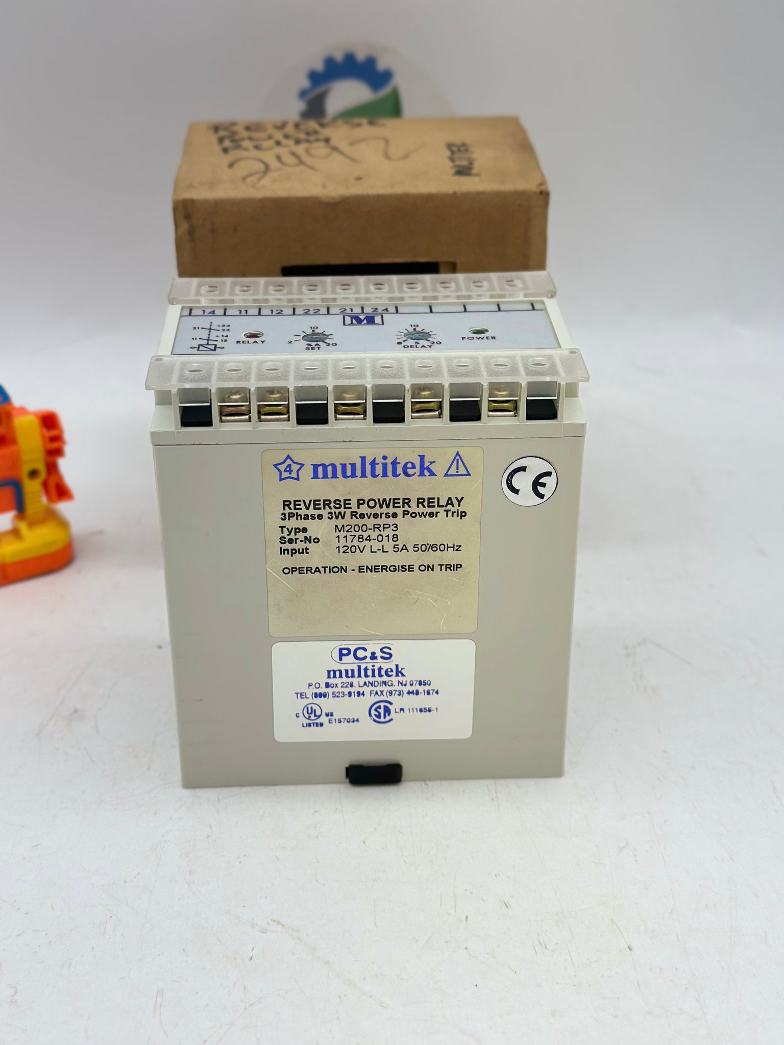 Multitek M200-RP3 3-Phase 3W Reverse Power Trip Relay (Open Box) – Gulf ...