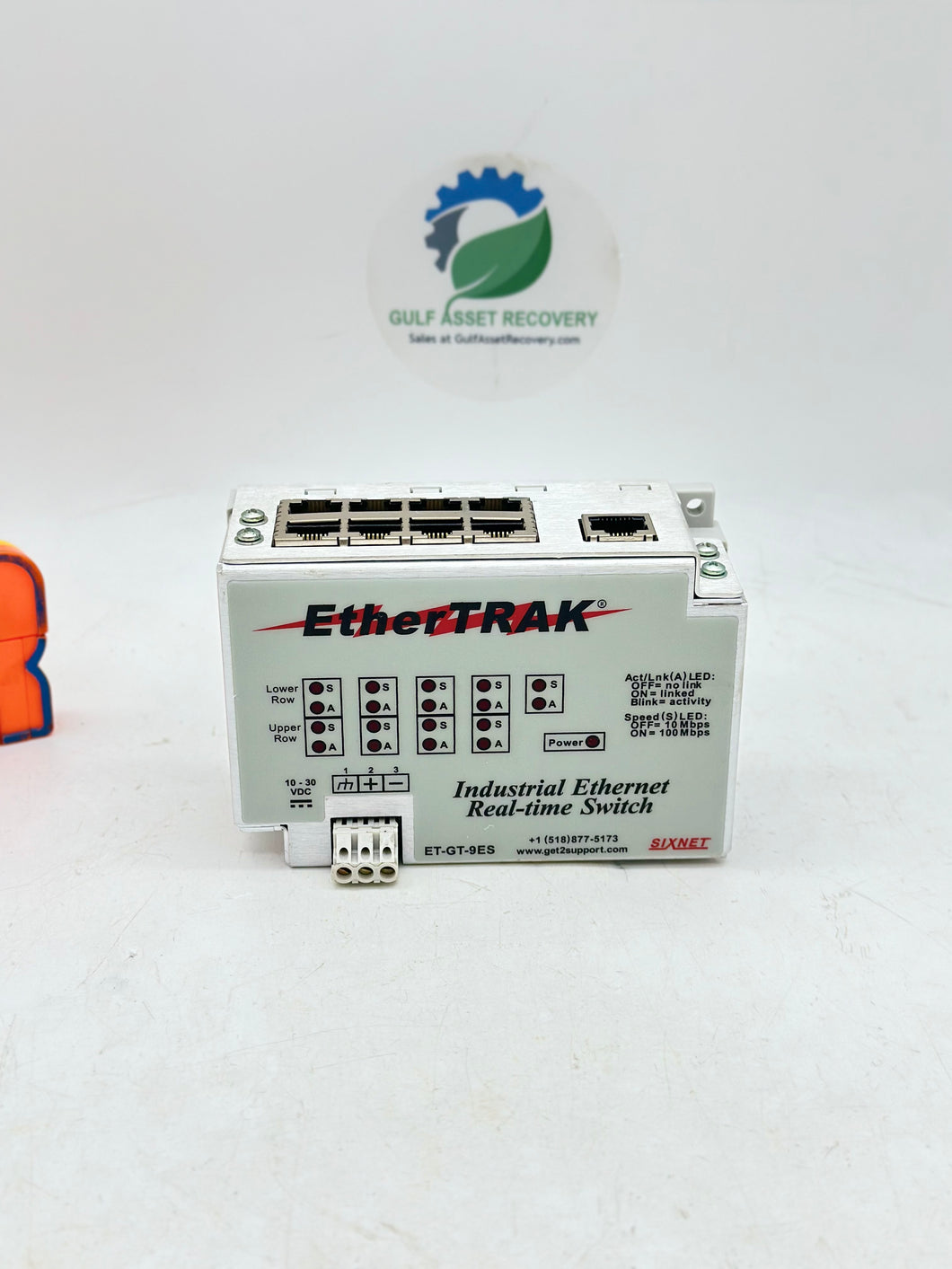 Sixnet ET-GT-9ES-1 EtherTRAK Industrial Ethernet Real-Time Switch (Used)