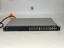 Load image into Gallery viewer, Cisco SF300-24P 24-Port 10/100 PoE Managed Switch w/ Pwr Cord (Used)