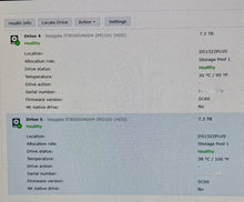 Load image into Gallery viewer, Synology DS1522+ 5-Bay DiskStation w/ Pwr Sup, 2x8TB HDD, 256GB SSD (Used)
