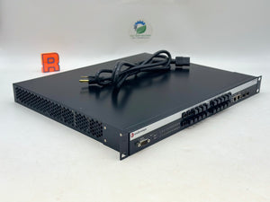 Foxboro Invensys P0973JN Enterasys A4H124-24FX 24-Port Fiber Switch w/ Pwr Cord (Used)