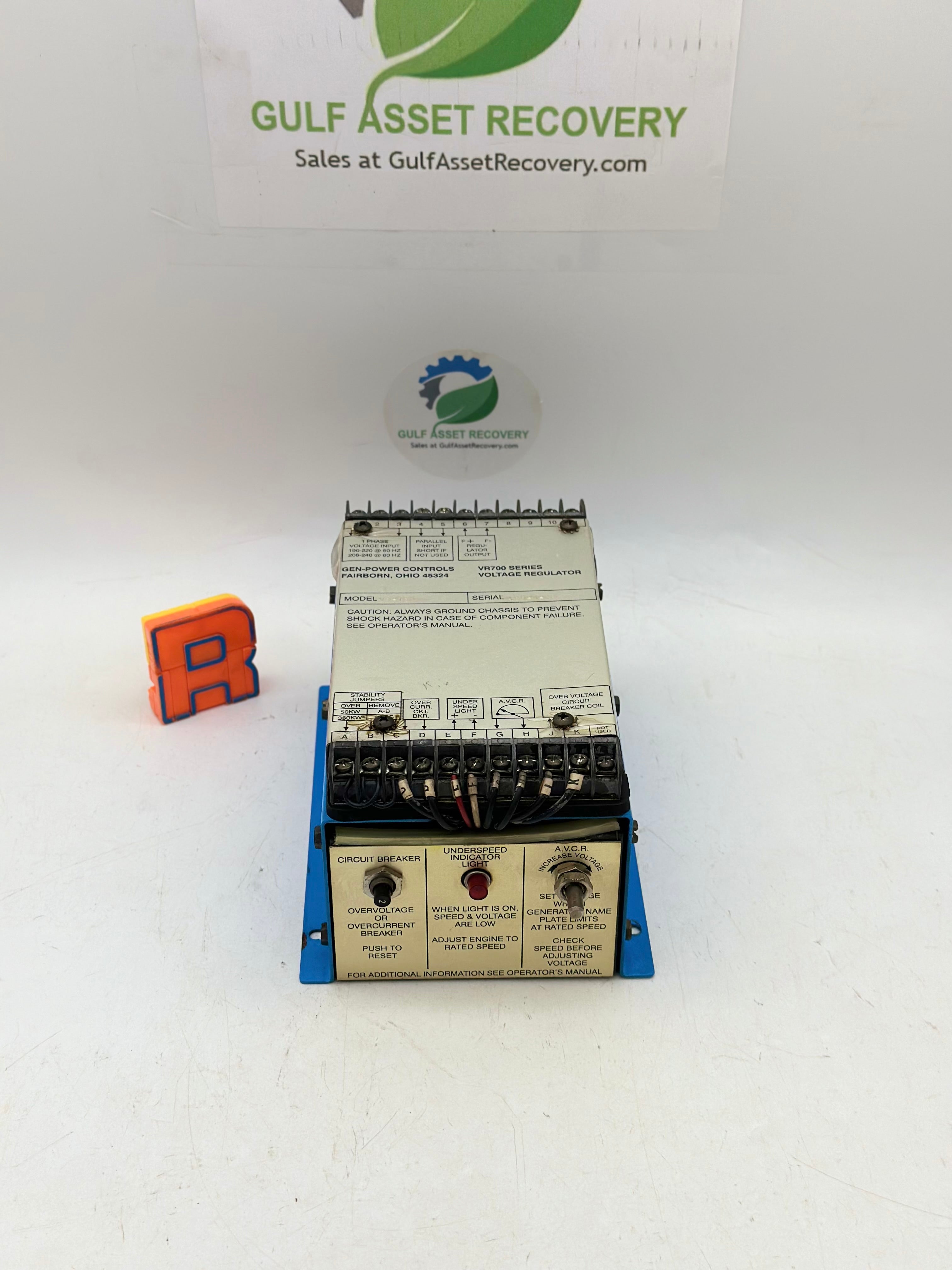 Gen-Power Controls VR720 Voltage Regulator Repl. Delco