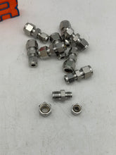 Load image into Gallery viewer, Parker 6RU4-316 A-LOK Straight Union, 3/8" Tube x 1/4" Tube, *Lot of (9)* (No Box)
