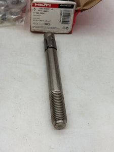 Hilti 286031 KB3 304SS 1" x 9" Kwik Bolt 3 Wedge Anchor *Box of (5)* (Open Box)