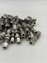 Load image into Gallery viewer, Parker 4BC4-316 A-LOK 1/4” Bulkhead Union, 316SS, *Lot of (38)* (No Box)