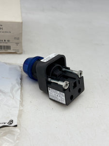 Allen-Bradley 100039 800H-QRH2B 30mm Pilot Light, Blue, 800H PB (New)