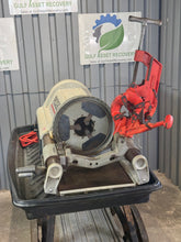 Load image into Gallery viewer, Ridgid 26092 1224 Threading Machine w/ Foot Switch, Wheel And Tray Stand, 120V (Used)