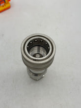 Load image into Gallery viewer, Parker SH8-62 Quick Coupler, Stainless Steel, 1&quot; FNPT w/ Swagelok Reducer (Used)