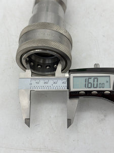 Parker SH8-62 Quick Coupler, Stainless Steel, 1" FNPT w/ Swagelok Reducer (Used)