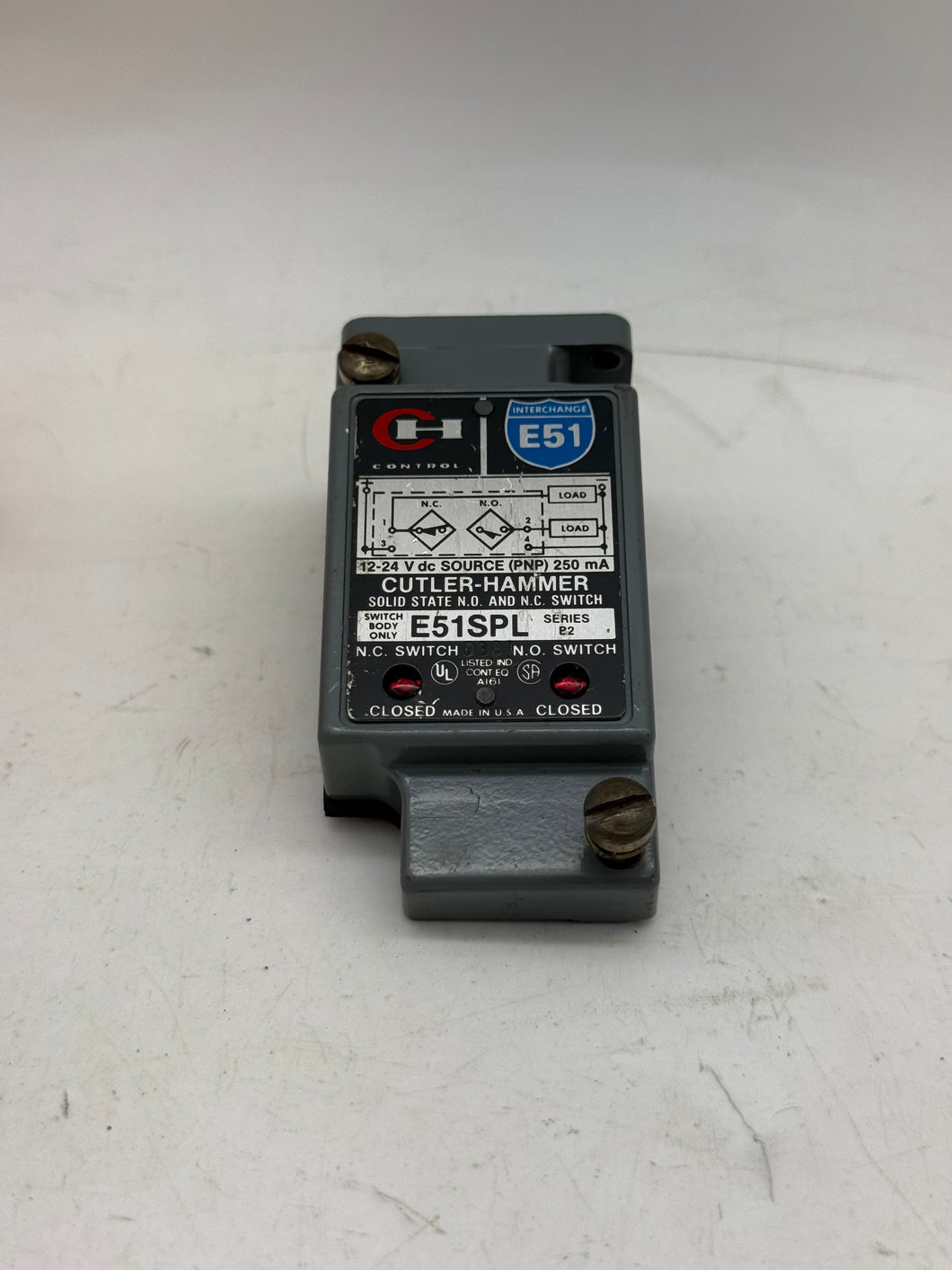 Eaton Cutler-Hammer E51SPL Inductive Proximity Sensor Switch Body (No Box)