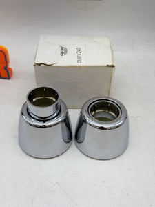Grohe 06973240 Covering Escutcheon w/ Sleeve, Chrome *Box of (2)* (Open Box)