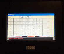 Load image into Gallery viewer, IDEC HG1G-4VT22TF-B Micro/I Operator Interface Panel w/ Mount Brackets (For Parts)