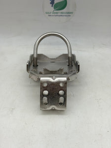 Rosemount 01166-8005-0001 HD Manifold Bracket w/ U-Bolt, 316 SST *Lot of (2)* (Used)