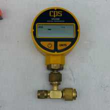 Load image into Gallery viewer, CPS VG200 Digital Vacrometer Vacuum Gauge w/ Pro-Set Tee, 1/4” Flare (Used)