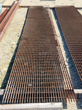 Load image into Gallery viewer, Grating 36&quot; x 20’ x 1-1/4&quot; Steel Bar Grating, Serrated (Used)