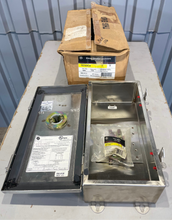 Load image into Gallery viewer, GE TE100CS Circuit Breaker Enclosure, Stainless Steel, 100A 600V (New)