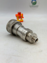 Load image into Gallery viewer, Parker SH8-62 Quick Coupler, Stainless Steel, 1&quot; FNPT w/ Swagelok Reducer (Used)