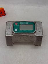 Load image into Gallery viewer, GRYVOZE 2-1/2 Inch Inline NPT Digital Turbine Flow Meter, 21-264 GPM (Used)