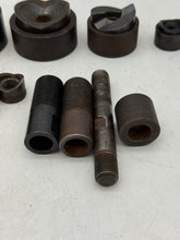 Load image into Gallery viewer, Greenlee Assorted Conduit Knockout Punch &amp; Die Set, 3/4”-2 1/2” *Lot of (18) pcs* (Used)