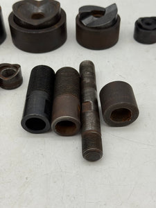 Greenlee Assorted Conduit Knockout Punch & Die Set, 3/4”-2 1/2” *Lot of (18) pcs* (Used)
