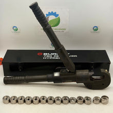 Load image into Gallery viewer, Burndy Y750-2 750 Revolver Hypress Crimping Tool w/ 14 Dies, Case (Used)