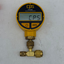 Load image into Gallery viewer, CPS VG200 Digital Vacrometer Vacuum Gauge w/ Pro-Set Tee, 1/4” Flare (Used)