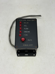 Aqualarm 20260 ASM Indicator Panel, Single, 5 Alarms w/ 70210 Enclosure (Used)