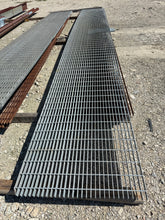 Load image into Gallery viewer, Grating 35-3/4” x 24’ x 1-1/4&quot; Galvanized Steel Bar Grating, Smooth (Used)