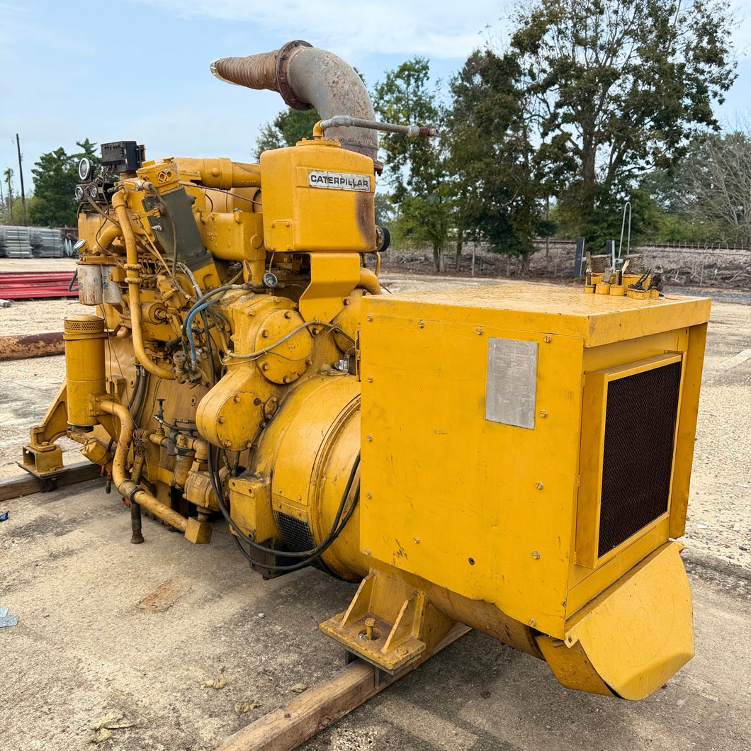 Caterpillar D353 Marine Generator Set, Keel Cooled, 300KW (Used)