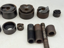 Load image into Gallery viewer, Greenlee Assorted Conduit Knockout Punch &amp; Die Set, 3/4”-2 1/2” *Lot of (18) pcs* (Used)
