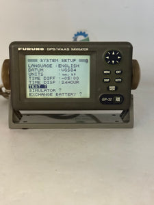 Furuno GP-32 GPS/WAAS Navigator Display Unit w/ Mount Bracket (Used)