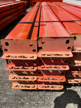 Load image into Gallery viewer, Pallet Rack Beam 108" x 5.5” 3-Stud Oval Teardrop *Lot of (24)* (Used)