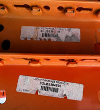 Load image into Gallery viewer, Lyon SOLBS584S96 Pallet Rack Beam, 96”x5.75” 4-Stud Teardrop, Slotted *Lot of (24)* (Used)