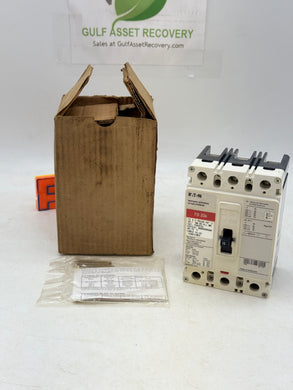 Eaton FD3015L Circuit Breaker, 15A 3P 600VAC 250VDC (Open Box)