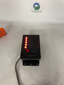 Aqualarm 20260 ASM Indicator Panel, Single, 5 Alarms w/ 70210 Enclosure (Used)