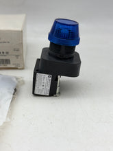 Load image into Gallery viewer, Allen-Bradley 100039 800H-QRH2B 30mm Pilot Light, Blue, 800H PB (New)