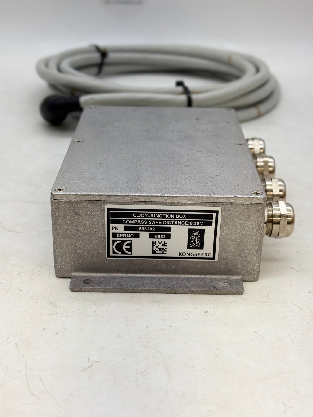 Kongsberg Maritime 603202 cJoy Junction Box w/ 15' OT Connection Cable (Used)