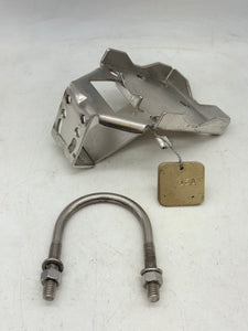 Rosemount 01166-8005-0001 HD Manifold Bracket w/ U-Bolt, 316 SST *Lot of (2)* (Used)