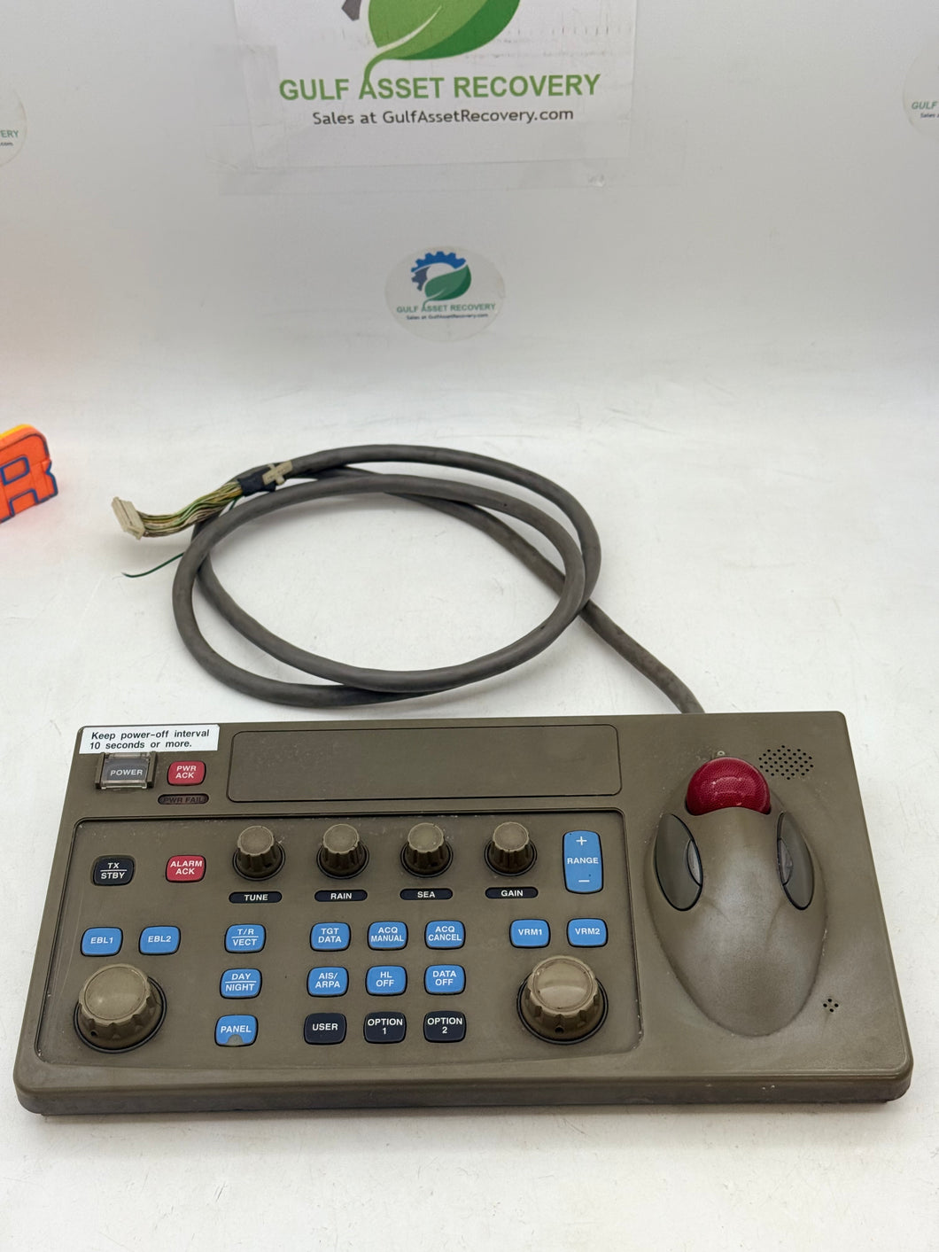 JRC NCE-7721 Trackball Keyboard Antenna Control Unit (Used)