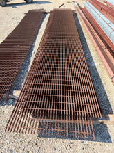 Load image into Gallery viewer, Grating 36” x 20’ x 1&quot; Steel Bar Grating, Smooth (Used)